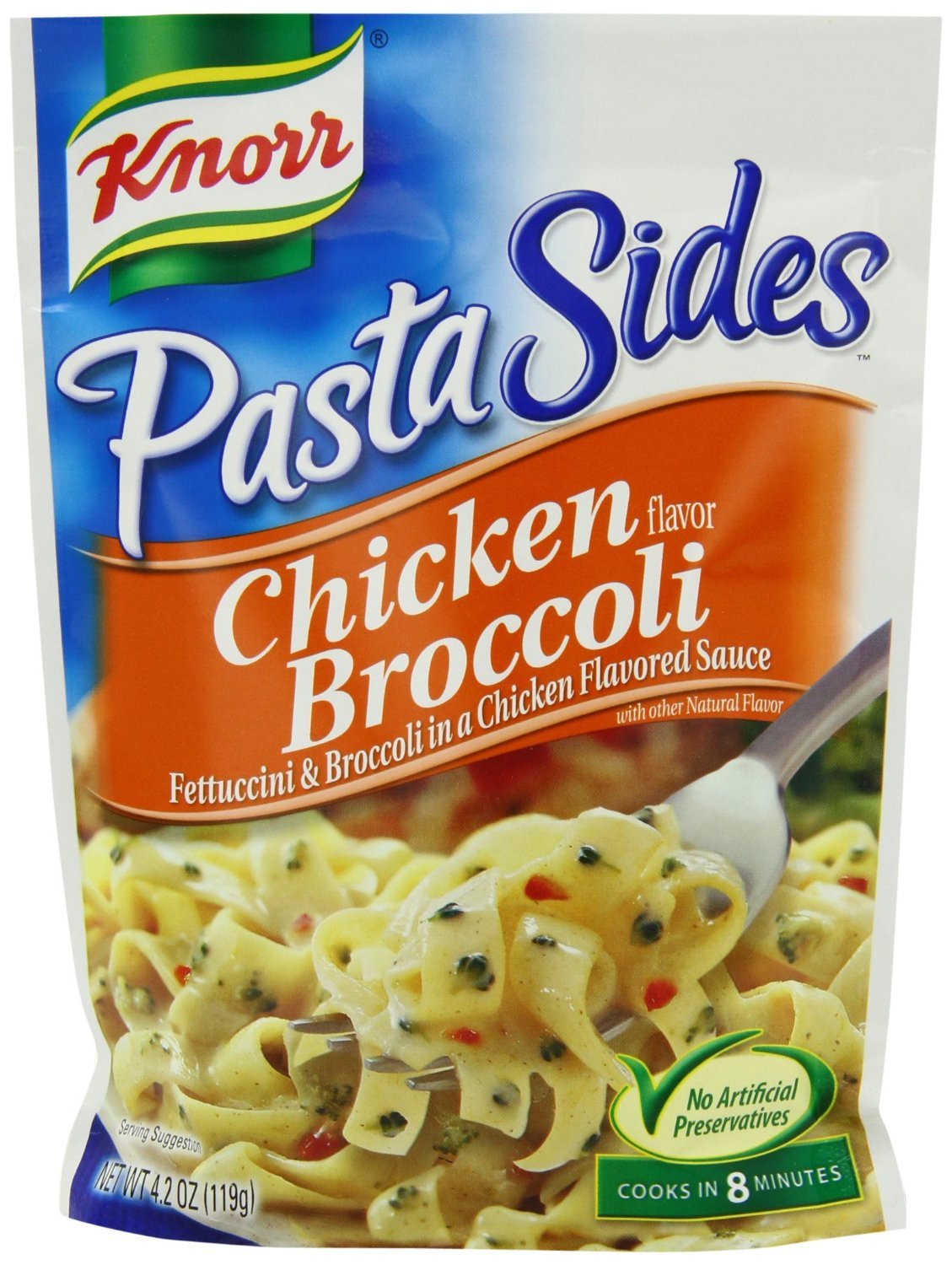 Knorr/Lipton Pasta Sides, Chicken Broccoli, 4.2-Ounce Packages (Pack of 12)