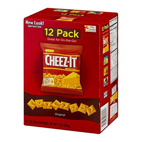 Sunshine Bakeries, Cheez-It, Original, Snack Packs, 12 Count, 12oz Box