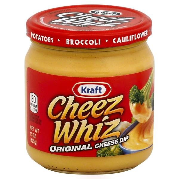 Kraft, Cheez Whiz, Original Cheese Dip, 15oz Glass Jar