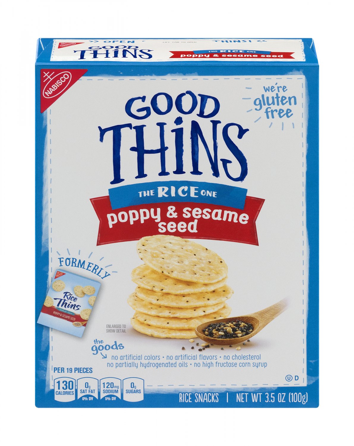 Nabisco, Good Thins (Formerly Rice Thins), 3.75oz Box (The Rice One