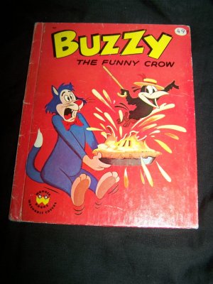 Vintage 1963 BUZZY FUNNY CROW Harvey Comics Wonder Book
