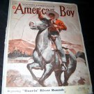 Vintage AMERICAN BOY Aug 1938 Magazine COWBOY & HORSE