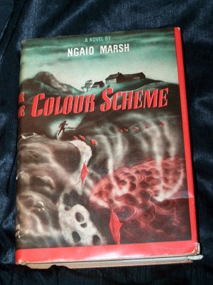 Vintage Spy Thriller COLOUR SCHEME Ngaio Marsh Book DJ