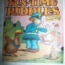 1930s FUN-TIME RIDDLES Children's Book George Carlson
