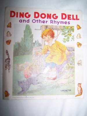 Vintage DING DONG DELL & Other Rhymes Linenette Book