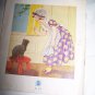 Vintage DING DONG DELL & Other Rhymes Linenette Book