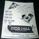 Vintage 1945 NOB HILL George Raft Movie Print Ad
