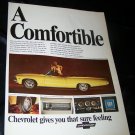 Vintage 1967 CHEVROLET IMPALA SS CONVERTIBLE Print Ad