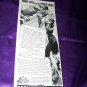 Vintage 1943 PEQUOT SHEETS Angry Wife Window Print Ad