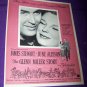Vintage GLENN MILLER STORY James Stewart Movie Print Ad