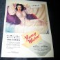 Vintage 1946 YOUNG WIDOW Jane Russell Movie Print Ad