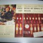 Vintage 1937 Elgin Ladies Watches 2 Page Print Ad
