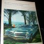 Vintage 1966 WIDE TRACK PONTIAC Relax Beach Print Ad