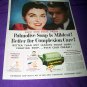 Vintage 1954 PALMOLIVE SOAP Complexion Woman Print Ad