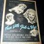 Vintage 1946 THREE LITTLE GIRLS IN BLUE Movie Print Ad