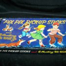 Vintage Pix Pick-Up Sticks A-HUNTING WE WILL GO Game