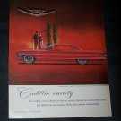 Vintage 1965 Red CADILLAC SEDAN DE VILLE Jewel Ad