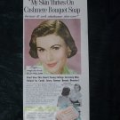 Vintage 1950s CASHMERE SOAP ELLEN WILLIAMS AD