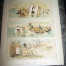 Antique LEGEND OLD CHROMER Randolph Caldecott Art Print