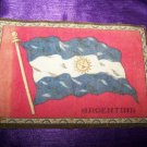 Antique TOBACCO Flannel Felt 8" ARGENTINA FLAG Premium