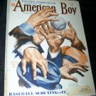 Vintage AMERICAN BOY June 1938 Magazine BASEBALL Cover