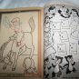 Vintage 1950s POST CEREAL Bears Coloring Book Premium
