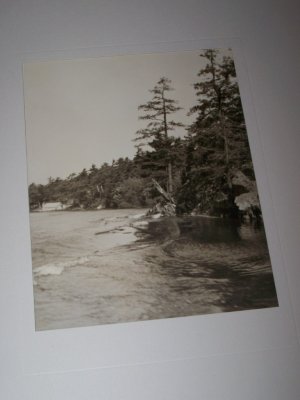 Vintage 1940s St. Lawrence River Shore Photograph Photo