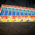 Vintage Xylophone Tin Litho Nursery Rhyme Mother Goose