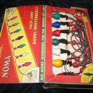 Vintage 1939 Christmas String Lights NOMA Box Lot Works