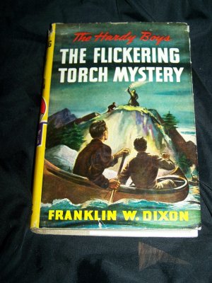 Vintage HARDY BOYS Flickering Torch Mystery Franklin Dixon HC-DJ