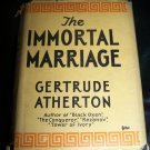 Vintage 1927 IMMORTAL MARRIAGE Gertrude Atherton HC-DJ