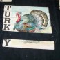 Antique 1880s-1890s Alphabet/ABC/Spelling Lithograph Children's Toy Cards~Birds