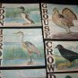 Antique 1880s-1890s Alphabet/ABC/Spelling Lithograph Children's Toy Cards~Birds