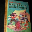 Vintage 1949 MYSTERY IN DISNEYVILLE Golden Story Book