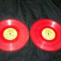 Vintage 1950s WHEATIES Cereal Premium RED RECORD Lot 2
