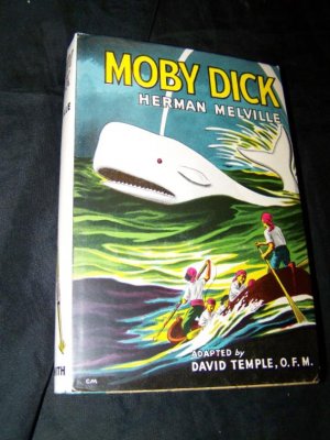 Vintage MOBY DICK Herman Melville Childrens Book HC/DJ