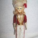 Vintage 1950s Hard Plastic QUEEN ROYAL GUARD SOLDIER 7" Doll