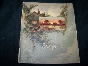 Antique~EVENTIDE SONGS SKETCHES Book~Nesbit~Robert Mack
