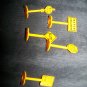 Vintage 1950s Plasticville Bachmann ROAD SIGNS Set w/Box
