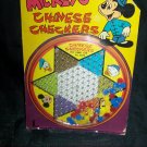 Vintage 1960s-1970s Disney MICKEY MOUSE CHINESE CHECKERS Game