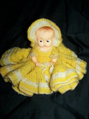 Vintage Ideal Hard Plastic 8" Googly Eye Jointed Doll