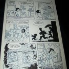 Vintage 1950s Original Comic Book Art ZIPPY CHIMP 1 p9 Faucette