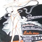 Vintage 1950s Austrian Cabaret Night Club Photo Program