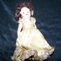 Vintage 1950s Hard Plastic Fashion Doll 5.5" Painted Face
