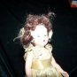 Vintage 1950s Hard Plastic Fashion Doll 5.5" Painted Face