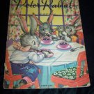 Vintage 1938 PETER RABBIT Ruth E Newton Linen-Like Book