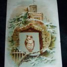 Antique/Victorian 1880s Christmas Chromo Litho Lithograph Trading Card