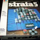 Vintage 1980s STRATA 5 Milton Bradley Board Game COMPLETE