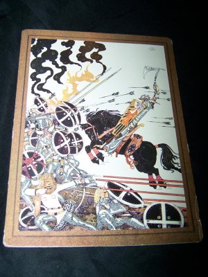 Kay Nielsen Black Horse WIDOWS SON Postcard Art Print