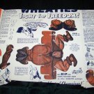 Vintage WHEATIES Premium~ZOG STONE AGE MAN~Freedom Box